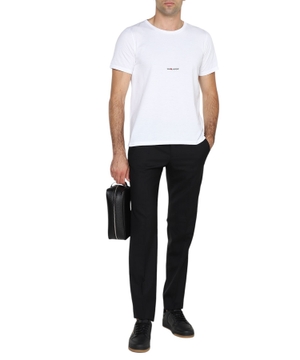 Dairəvi yaxa ilə qısaqol T-shirt