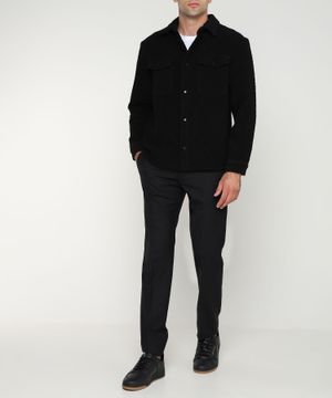 Long sleeve shirt with classic collar