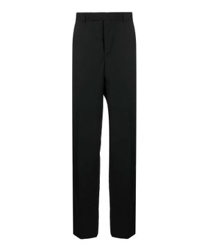 Medusa detail wool trousers