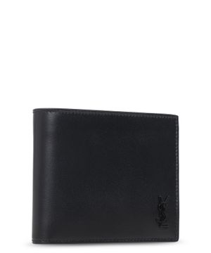 Tiny Cassandre East/West leather wallet
