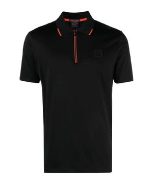 Short sleeve polo with classic collar