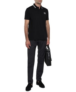 Short sleeve polo with classic collar