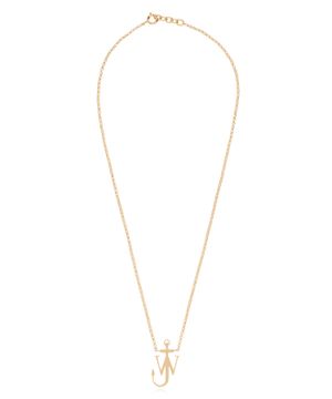 Logo detail necklace