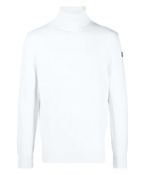 High-neck long sleeve jacket