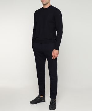 Round neck jumper with long sleeves