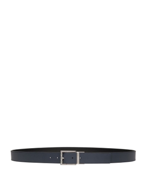 Leather belt with logo detail