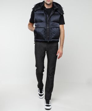 Hooded sleeveless gilet