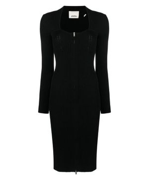 Round neck dress with long sleeves