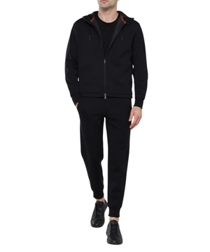 Long sleeve cardigan with zip fastening