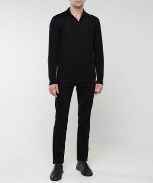 Long sleeve straight polo