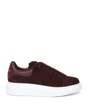 Suede sneakers with logo detail