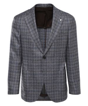 Long sleeve blazer with button fastening