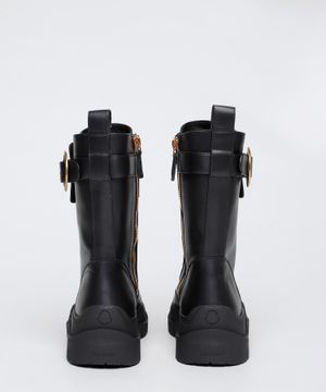 Lace-up leather Larue boots