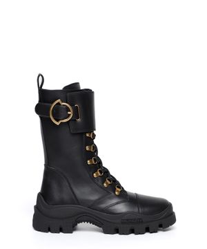 Lace-up leather Larue boots