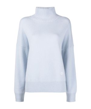 Long sleeve cashmere turtle neck