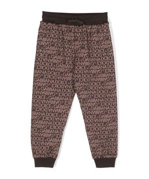 Logo print joggers