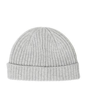 Ribbed cashmere hat