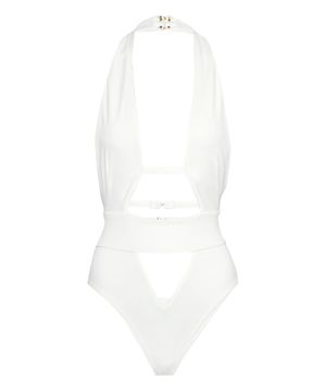 Cut-out front design swimsuit