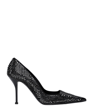 Crystals embellshed pumps