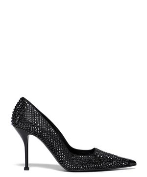 Crystals embellshed pumps