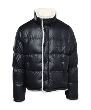 High neck quilted jacket