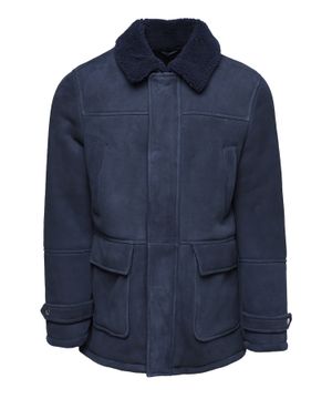 Straight fit jacket with long sleeves