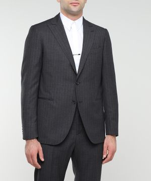 Straight-fit striped suit