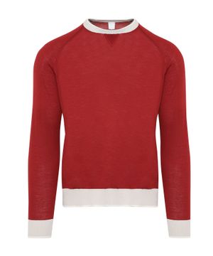 Round neck jumper with long sleeves