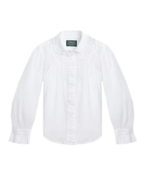 Lace trim shirt