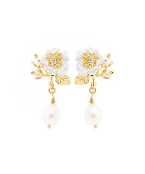 Crystal embellished earrings