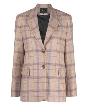 Checkered blazer