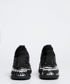 Crystals embellished sneakers