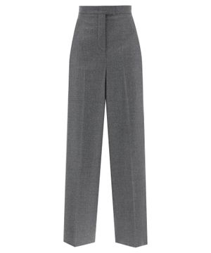 High-waist wide trousers