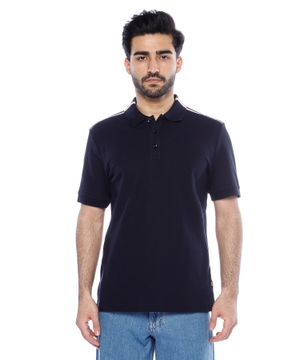 Short sleeve polo with classic collar