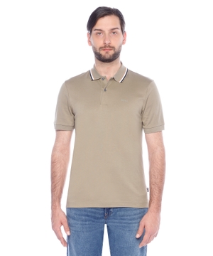 Short sleeve polo with classic collar