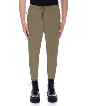 Trousers with elastic waist