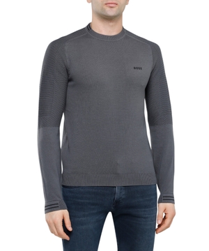Logo printed long-sleeve jumper