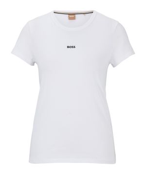 Loqo printli qısaqol T-shirt