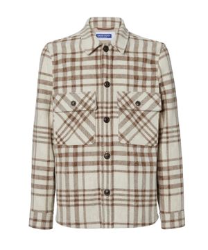 Checkered long-sleeves jacket