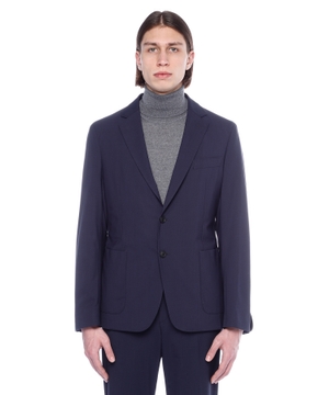 Long sleeve blazer with button fastening