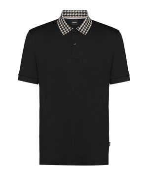 Short sleeve polo with classic collar