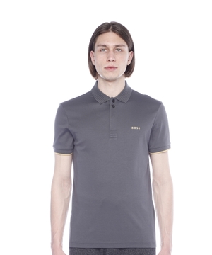 Short sleeve polo with classic collar