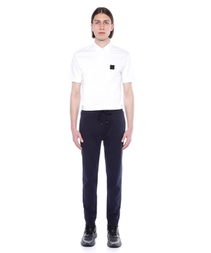 Track pants with elastaicated waist