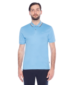 Short sleeve polo with classic collar