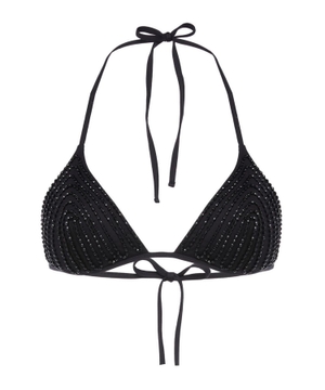 Crystals embellished bikini top