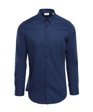 Long sleeve shirt with classic collar