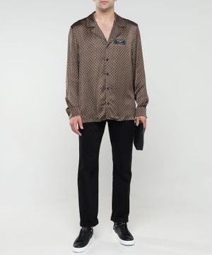 Long sleeve shirt with classic collar