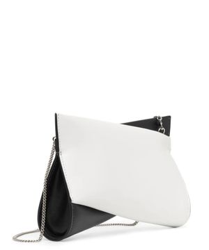 Loubitwist leather clutch bag