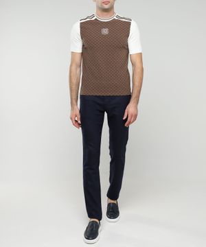 Round neck T-shirt with short sleeves