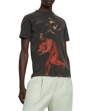 Dairəvi yaxa ilə qısaqol T-shirt